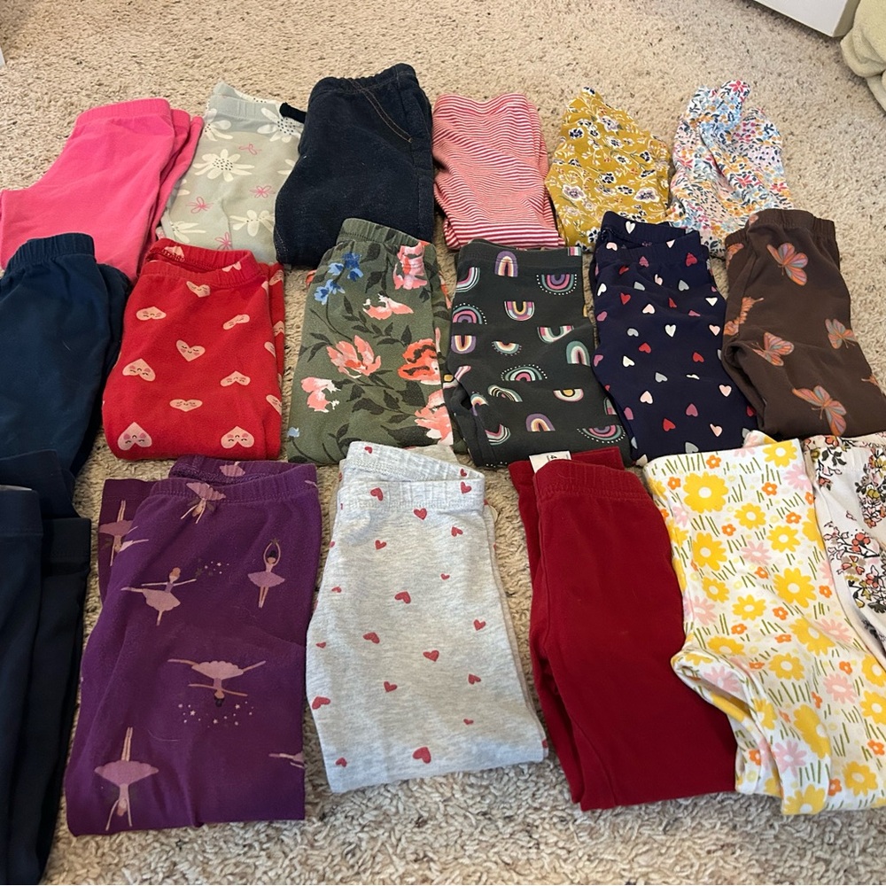 20 pairs of girls leggings